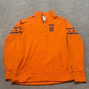 Victoria’s Secret PINK Detroit Tigers Quarter Zip Pullover small 1882